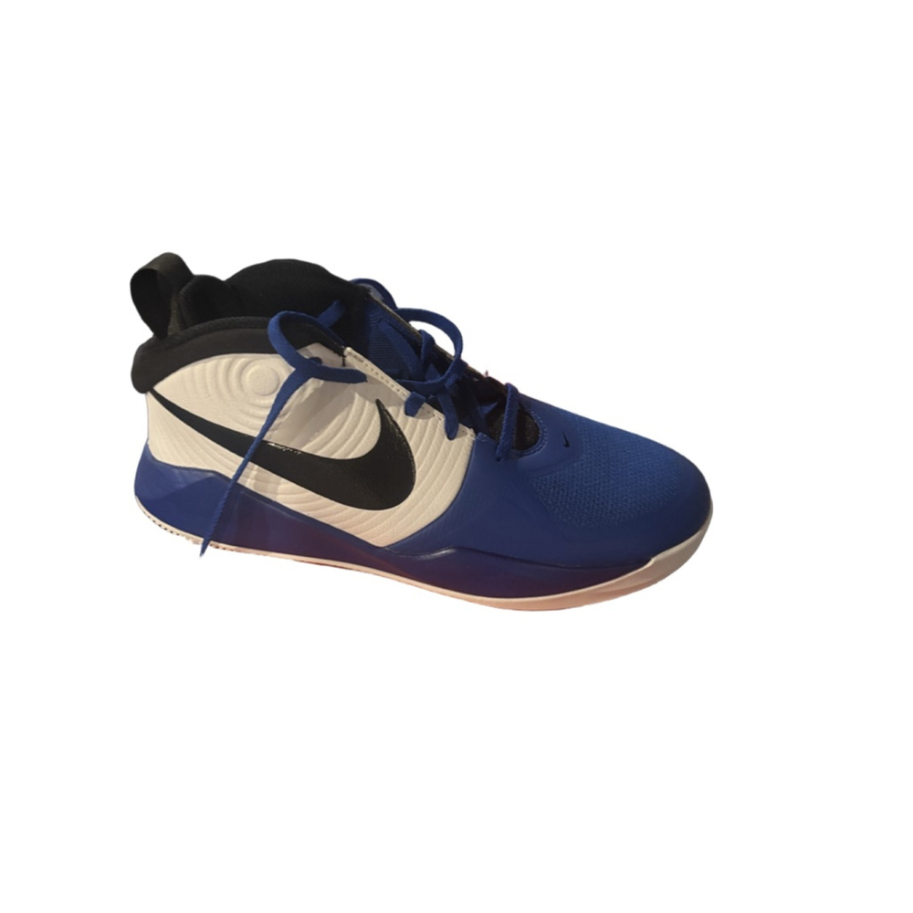 Boys Nike Team Hustle D 9 (GS) Blue White Sneakers Size 7 (Big Boy)New in box